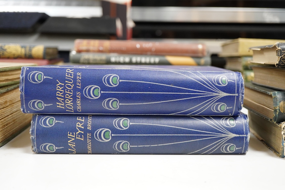 Mitford, Mary Russell - Our Village ... many illus. (by Hugh Thomson). 1st edition thus. original gilt pictorial cloth, cr.8vo. 1893; Bronte, Charlotte - Jane Eyre. illus. (by John H. Bacon); publisher's decorated cloth
